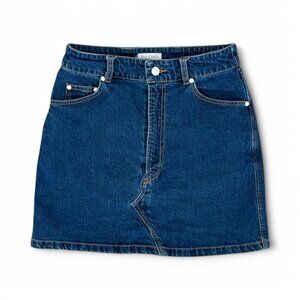 Pilcro By Anthropologie Dark Wash Denim Skirt